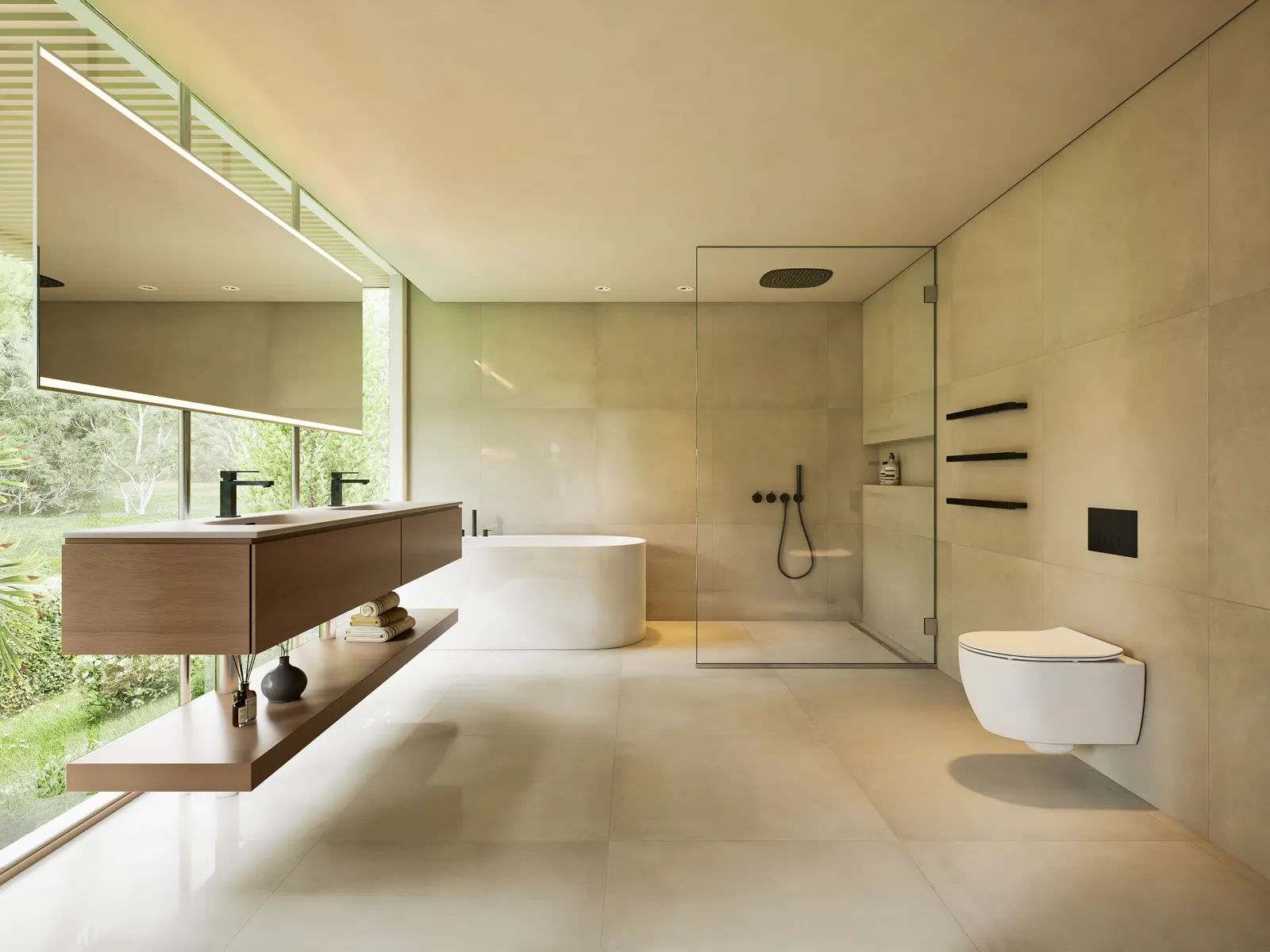 Casa de banho da suite principal com ambiente spa (imagem ilustrativa)