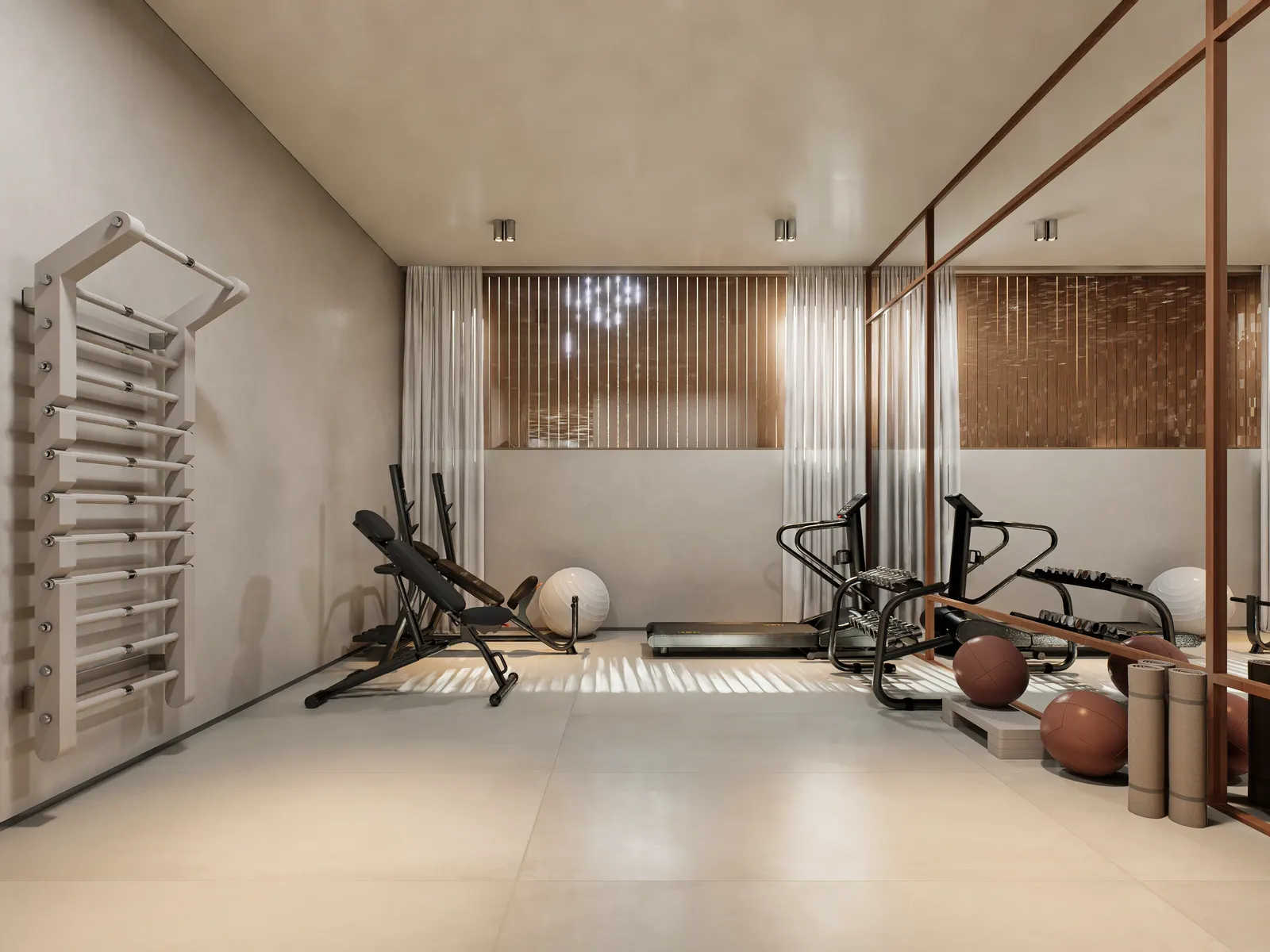Ginásio Technogym da LUMEA (imagem ilustrativa)